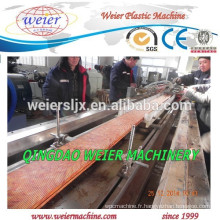 WPC PVC extérieur terrasse profil machine de série